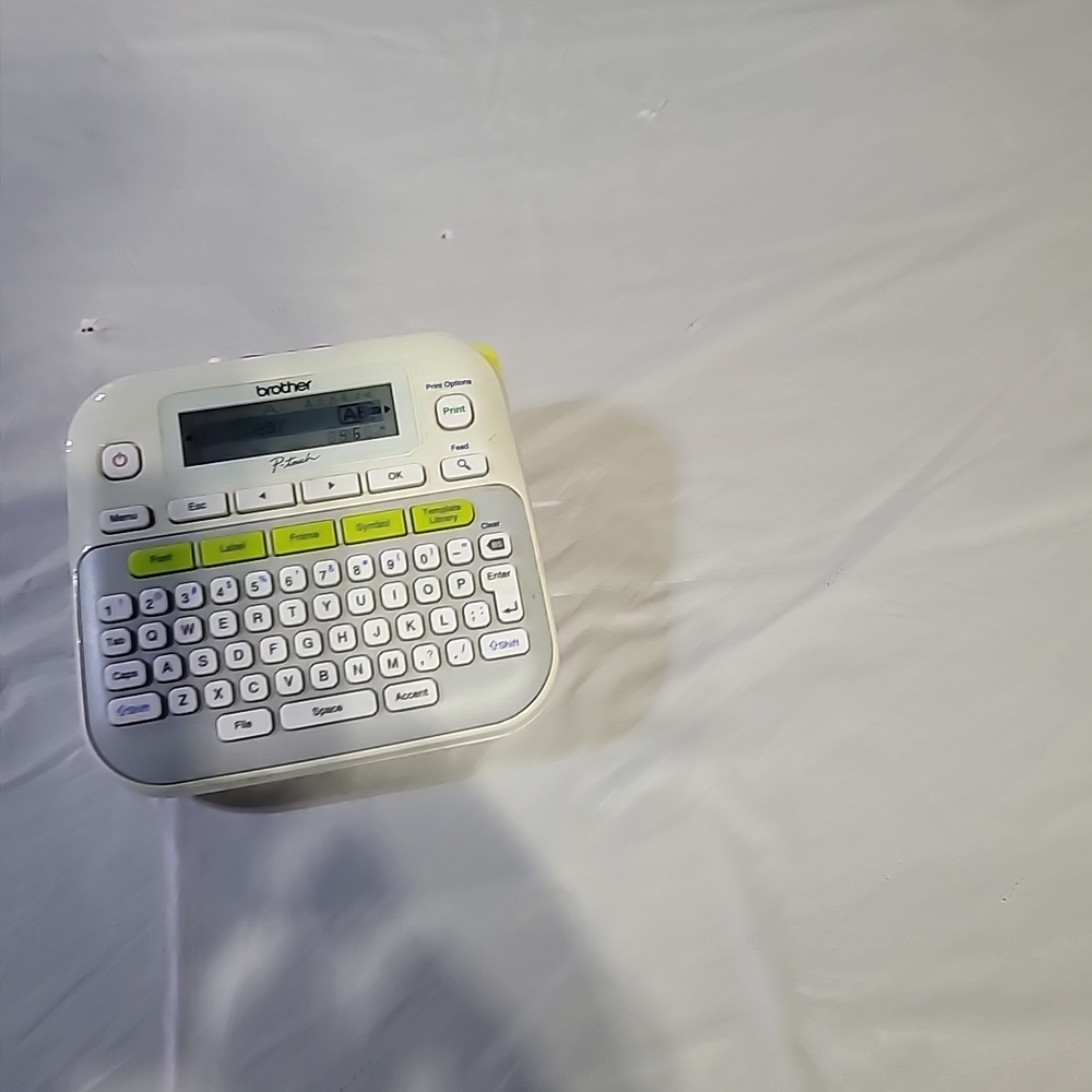 Brother White and Gray Label Maker